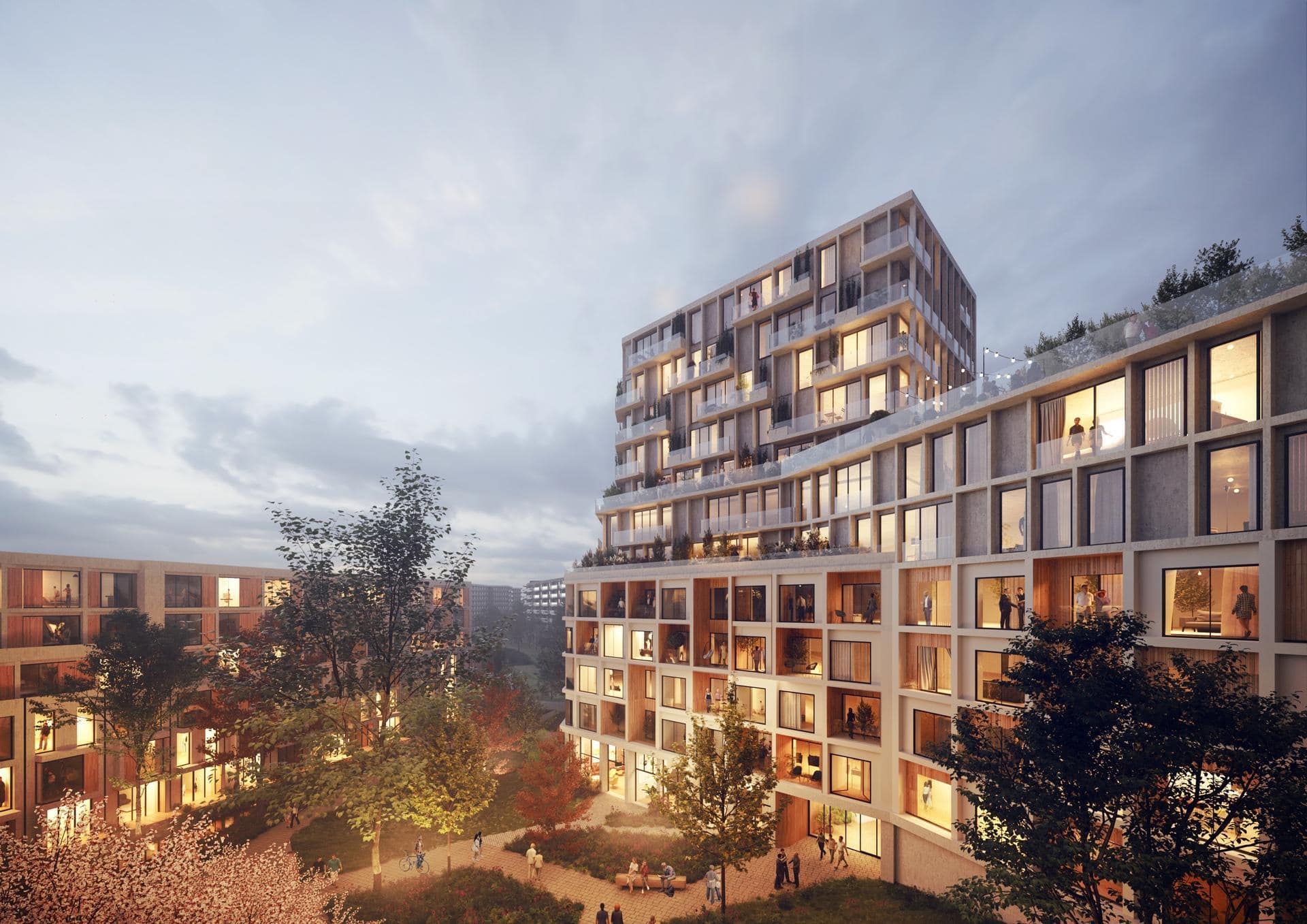 Residential development at Vondel en Zwaan, Leiden Netherlands - Storytelling Architectural Visualizations 8 Residential development at Vondel en Zwaan, Leiden Netherlands - Storytelling Architectural Visualizations 8