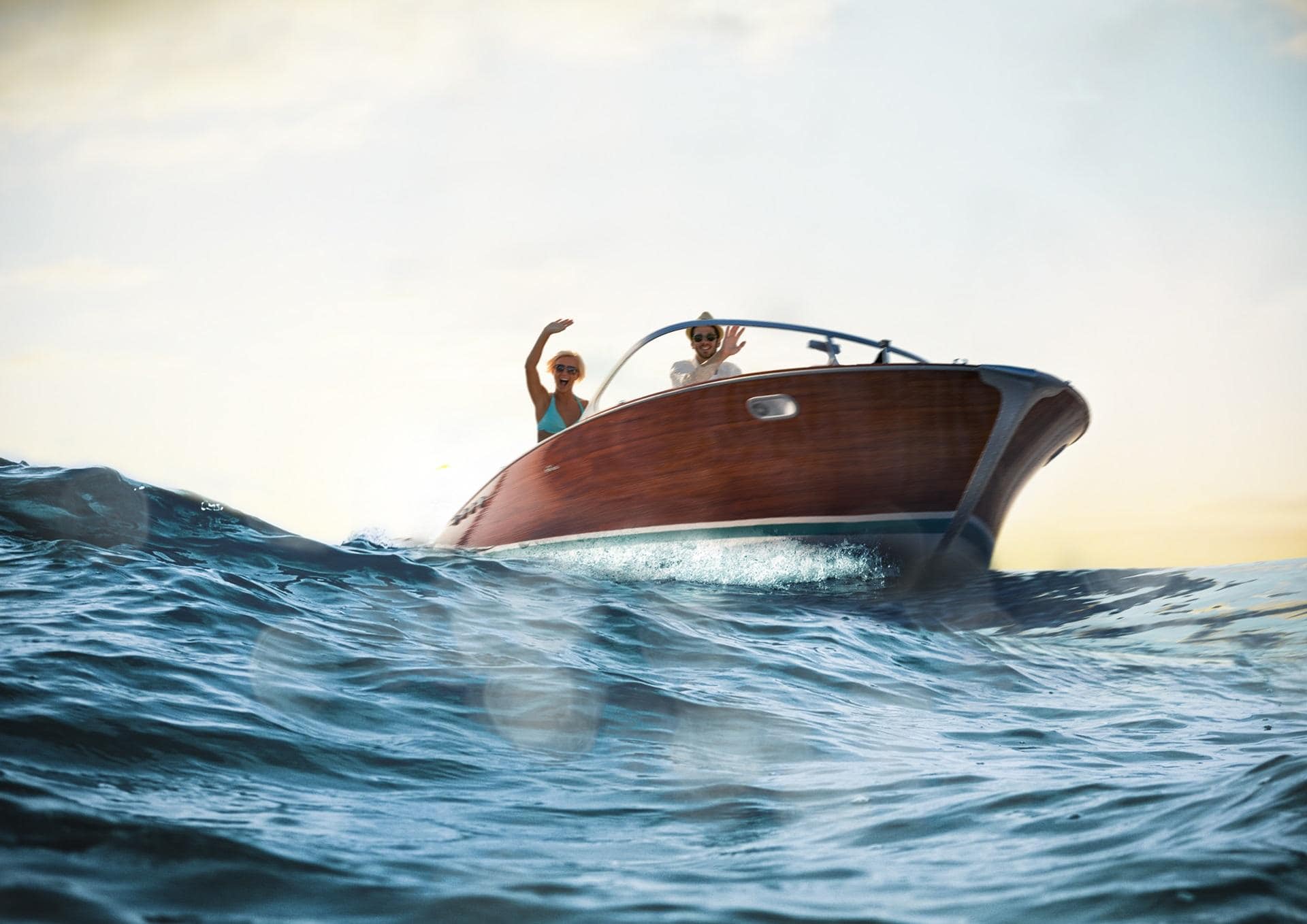 Naval architecture rendering - boat 3D visualization 01