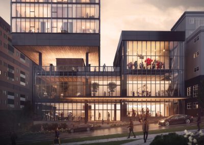 16-storey building, Bellevue, Washington, USA by RNDR - archviz 05