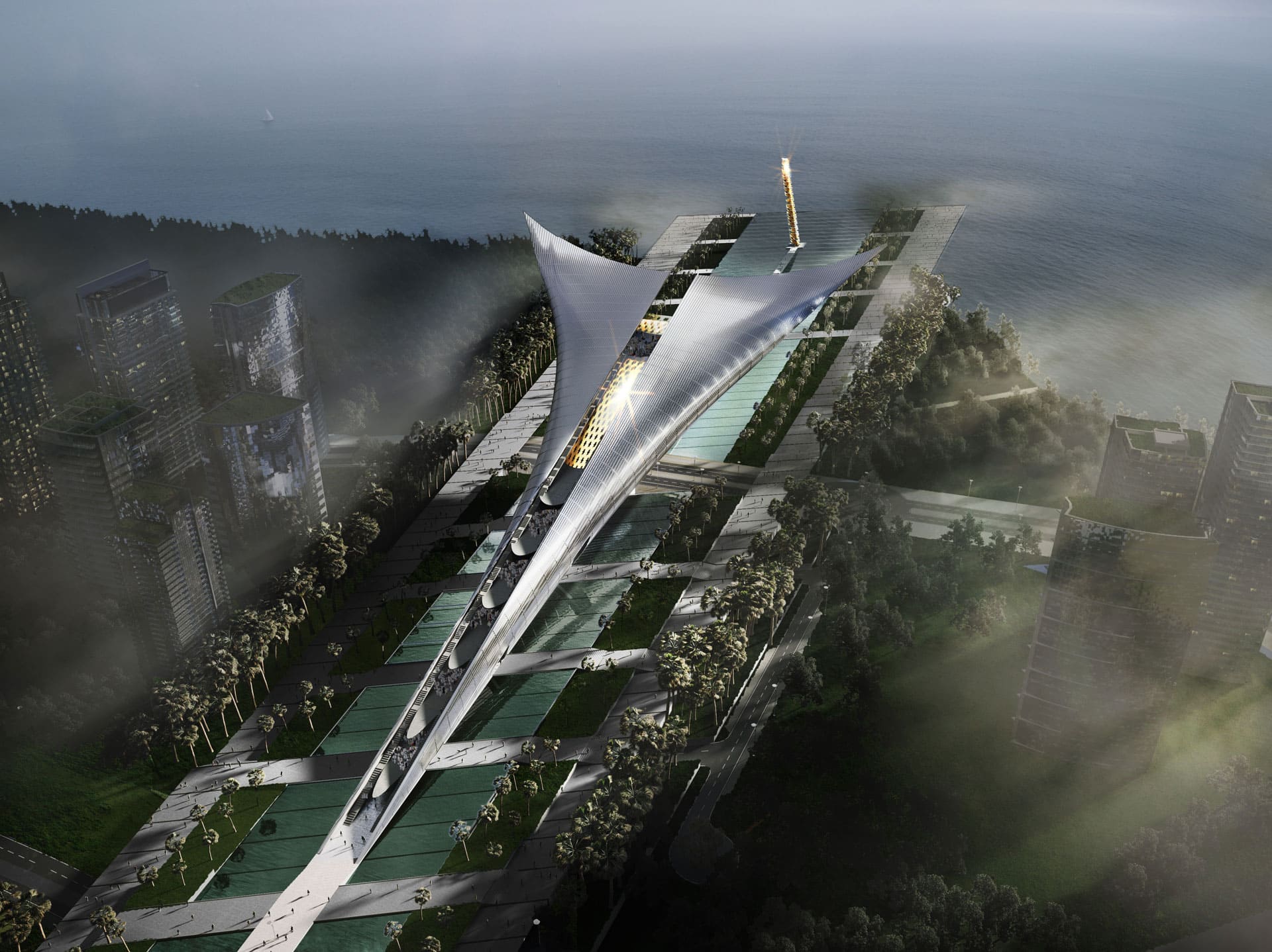 Competition renders for Iconique Mosque Competition renders helped to extract project uniqueness