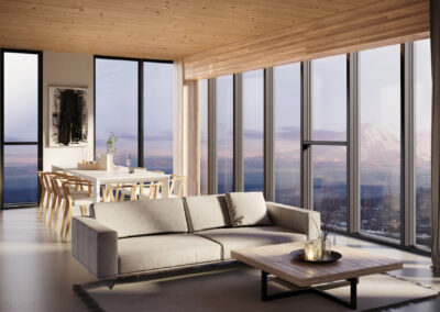 16-storey building, Bellevue, Washington, USA - archviz 06 by RNDR