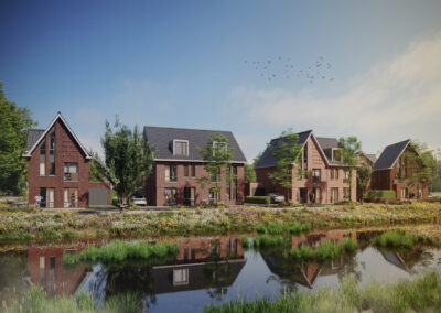 Lentebloem: Broekgraaf in Leerdam, Netherlands - Competition renders, exterior renderings and tender visualizations - 01 by RNDR