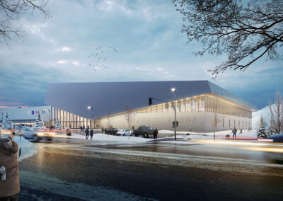 Winter Games, Youkon, Canada - exterior visualization 01 by RNDR