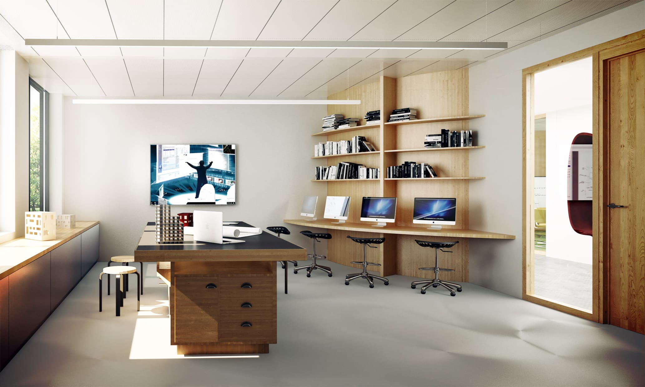 International English School in Geneva, Switzerland - 3D interior design visualizations 02 International English School in Geneva, Switzerland - 3D interior design visualizations 02