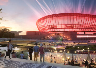 Ural Forest: 20ha of inner city multifunctional public areas with stadium, Ekaterinburg, Russia - archviz 05