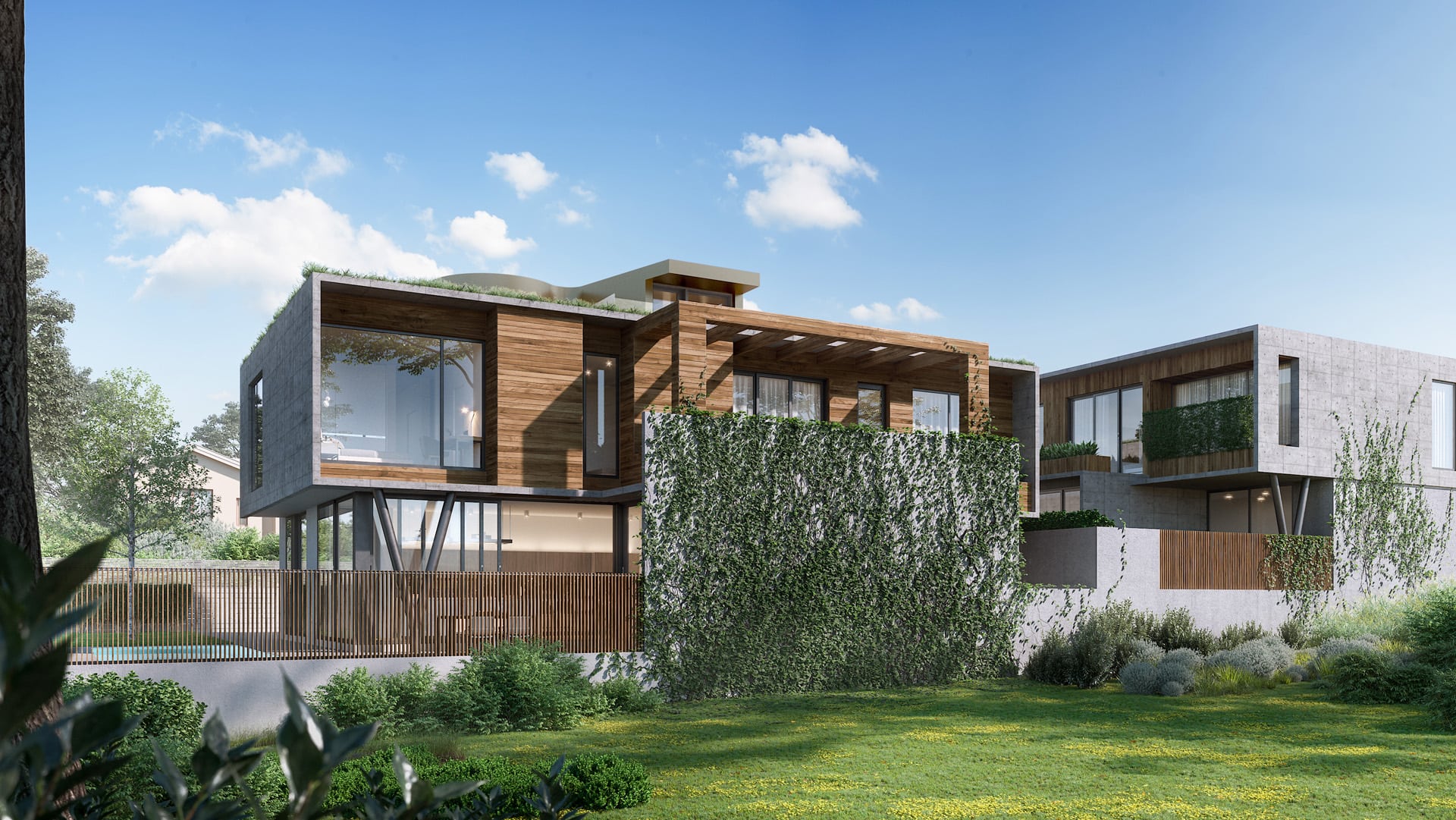 Private House in Melbourne, Australia - exterior architectural visualization 05 Private House in Melbourne, Australia - exterior architectural visualization 05