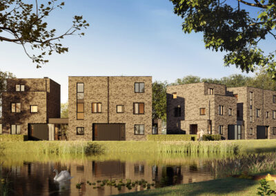 Water villa, Kruidentuin in Barendrecht, Netherlands - rendering 01