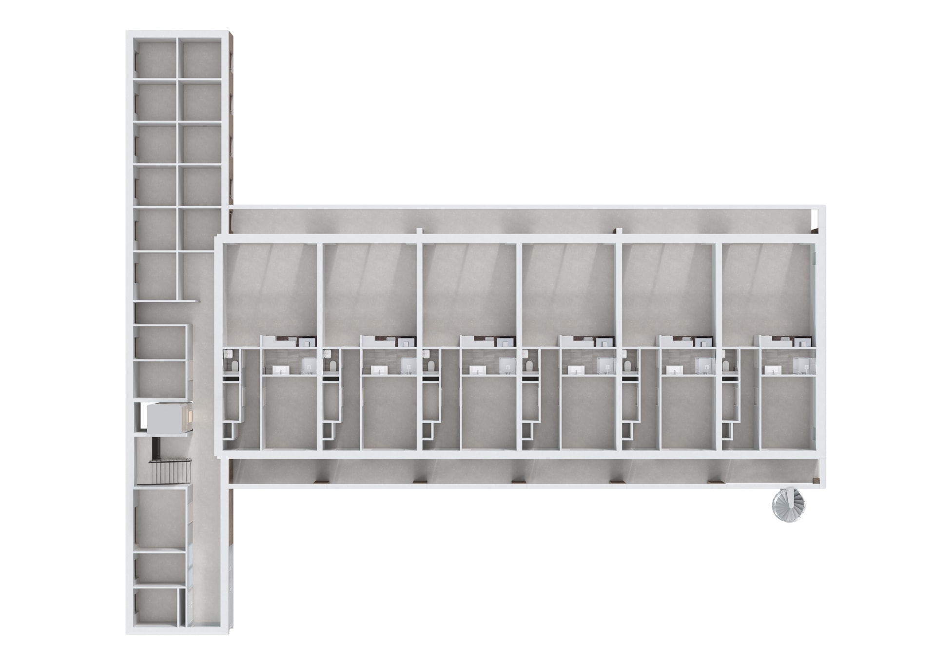 Geestgaerde, Naaldwijkst, Netherlands - 3D Floor Plan Rendering 03 3D rendering of a floor plan - 03
