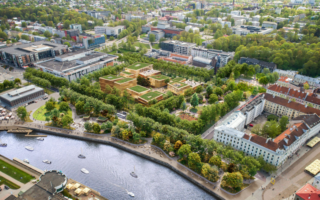 Exploring the Future of Urban Planning: Aerial Renderings and City Development
