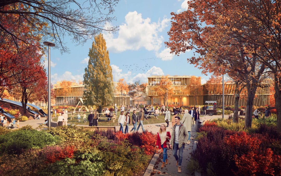 Our Case Study: 3D Renderings for International Architecture Competition – Tartu Downtown Cultural Centre with Sterling Presser, West 8, Projekt Kuubis and Platform 78
