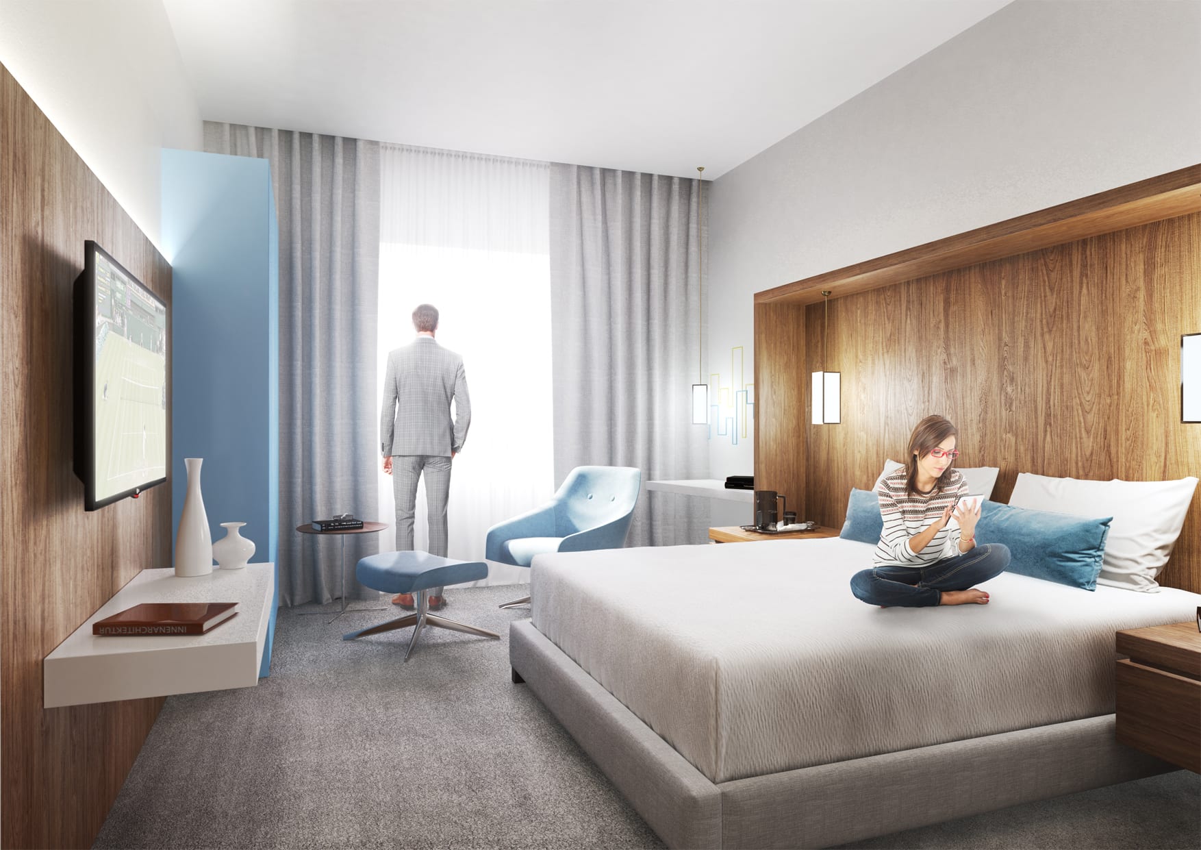 Courtyard Marriot Hotel, Bucharest, Romania - commercial rendering services 04 Courtyard Marriot Hotel, Bucharest, Romania - commercial rendering services 04