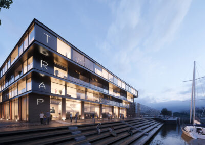 TRAP office investment, Stadswerven Dordrecht Netherlands - office 3D render 01