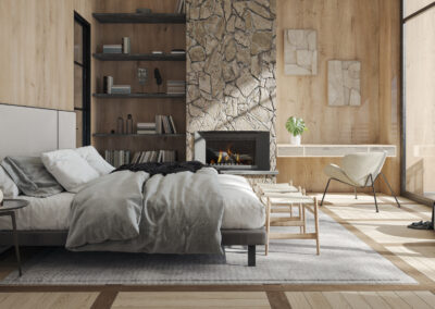 Golf Homes Interiors in Revelstoke, Canada - arch viz CGI 08