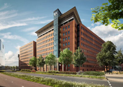 Universe - Office in Hague, Netherlands - commercial exterior rendering 01
