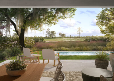 USA, CCF Fairway Homes Exteriors, Florida - 3D architectural rendering 01