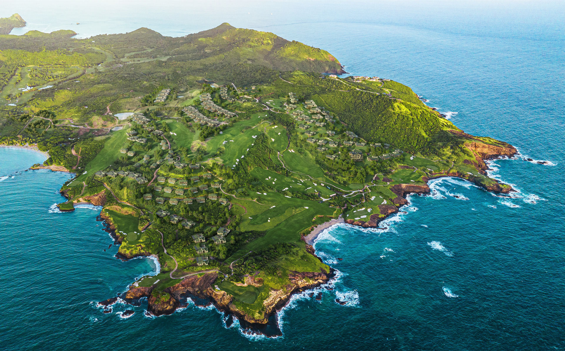 Carribean, Santa Lucia Master Plan Golf Course Rendering 01 Carribean, Santa Lucia Master Plan Golf Course Rendering 01