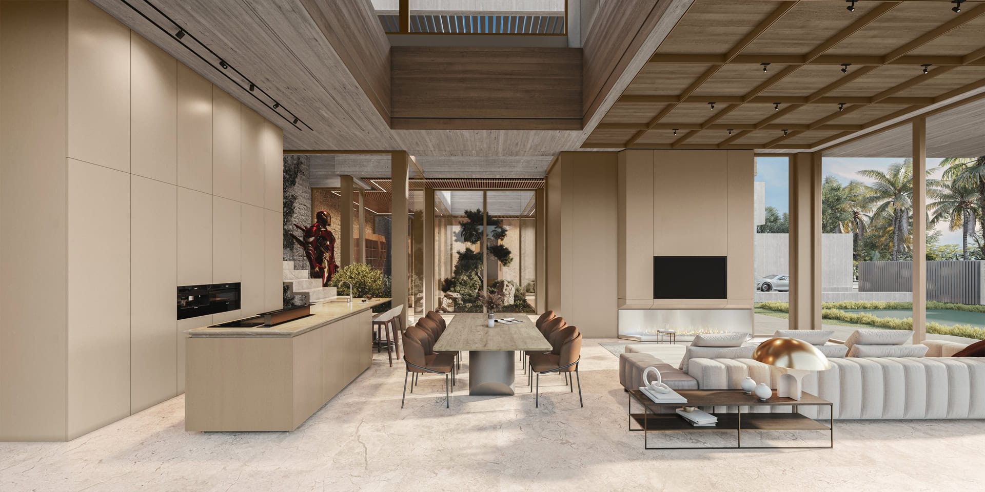 Real estate rendering 02 for Luxurious villa in Kuwait, Kuwait Real estate rendering 02 for Luxurious villa in Kuwait, Kuwait