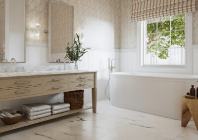 USA, 4-bedroom Cottages Beige Colour Palette, Florida - RNDR rendering 01